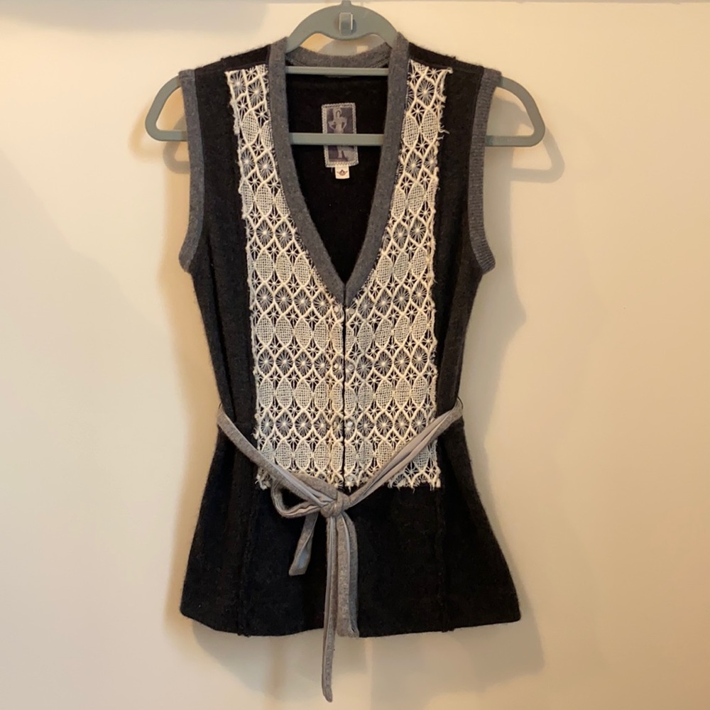 Burning Torch Cashmere Sweater Vest